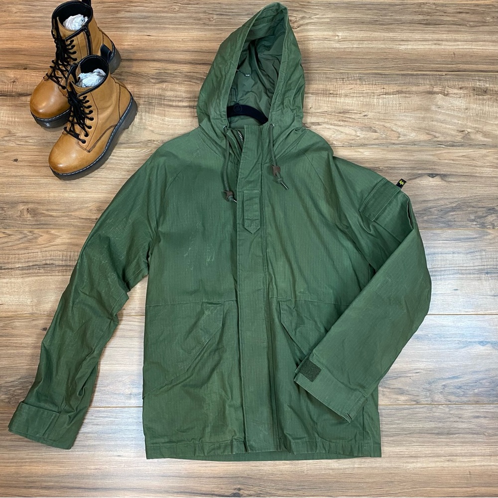 Alpha‎ Industries Military Jacket Men's Small Color Green